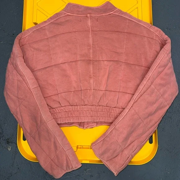 Forever 21 Medium Coral Zip-Up Jacket - Picture 4 of 5